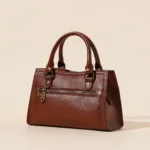 Classic Black Leather Handbag: Timeless Design for Business Meetings - Image 5