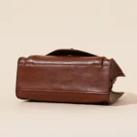Classic Black Leather Handbag: Timeless Design for Business Meetings - Image 6